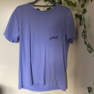 PINK sparkly graphic tee